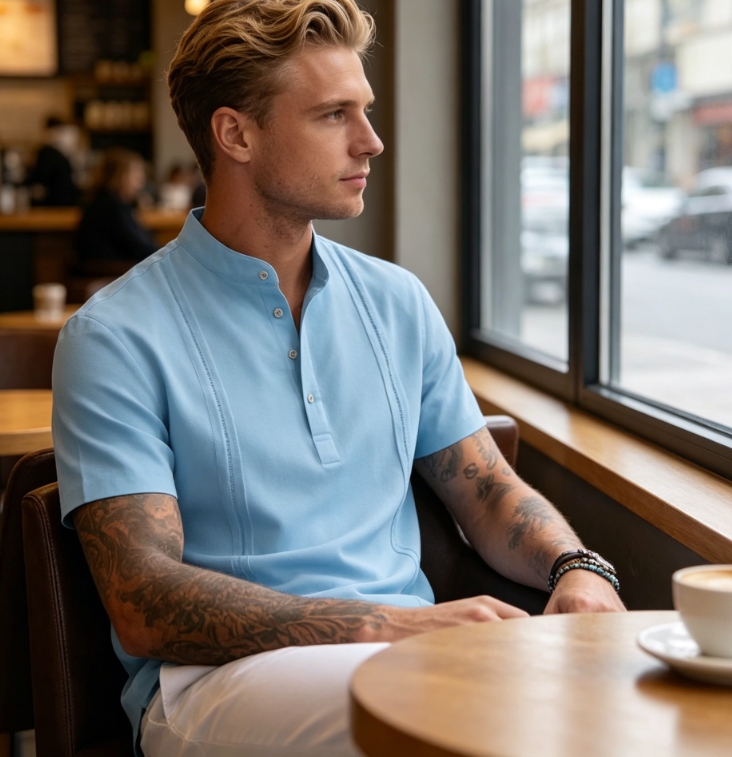 Clothes > Men's Clothing > Tops > T-Shirts Men's Summer Short Sleeve T-Shirt S-3XL