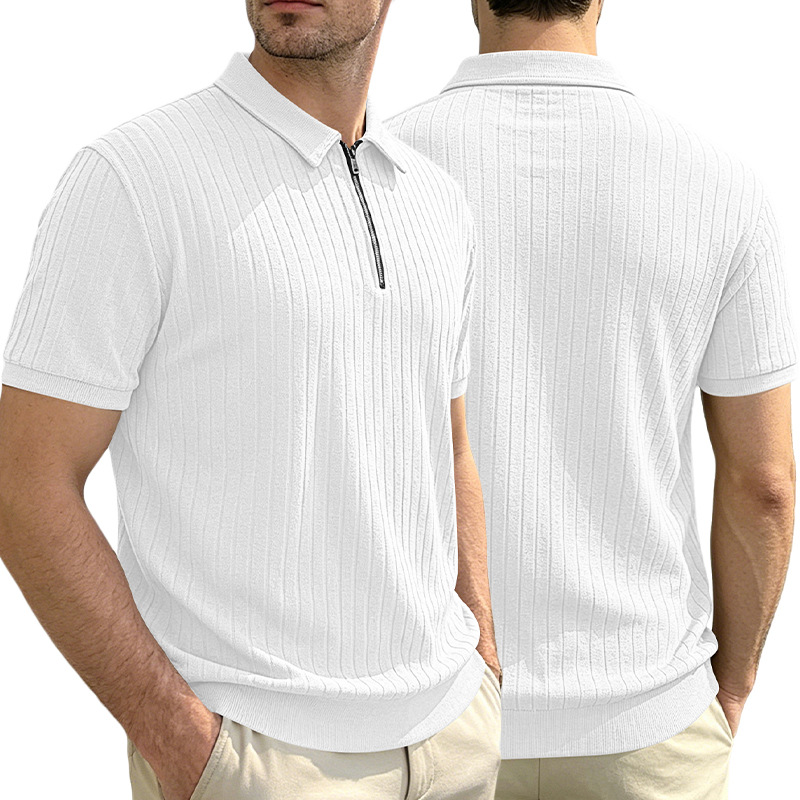 Clothes > Men's Clothing > Tops > T-Shirts  Men's Summer Short Sleeve Lapel Polo Shirt