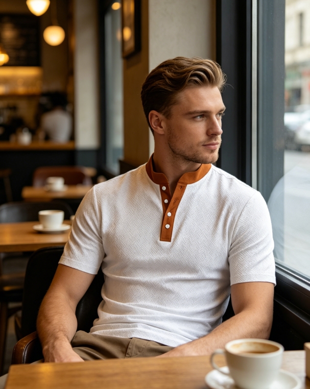 Clothes > Men's Clothing > Tops > T-Shirts  Summer Casual Loose Short Sleeve Men Shirt S-3XL