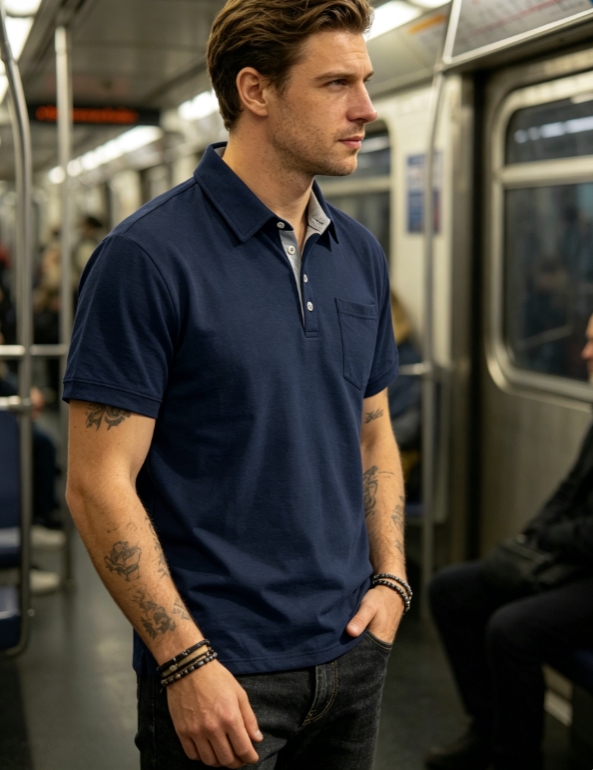 Clothes > Men's Clothing > Tops > T-Shirts  Summer Men's Polo Shirts With Short Sleeves And Lapels