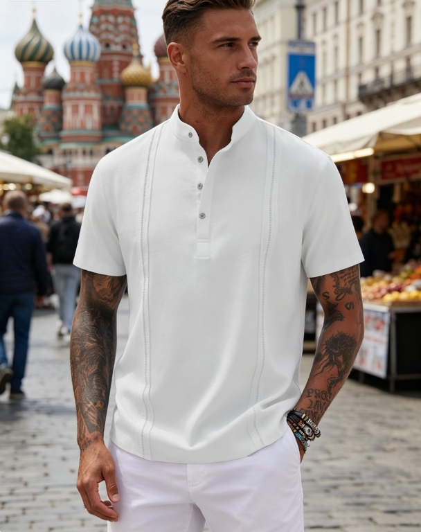 Clothes > Men's Clothing > Tops > T-Shirts Men's Summer Short Sleeve T-Shirt S-3XL