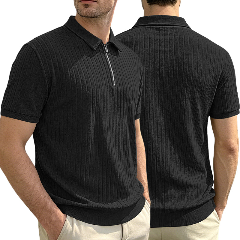 Clothes > Men's Clothing > Tops > T-Shirts  Men's Summer Short Sleeve Lapel Polo Shirt