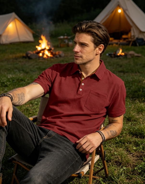 Clothes > Men's Clothing > Tops > T-Shirts  Summer Men's Polo Shirts With Short Sleeves And Lapels