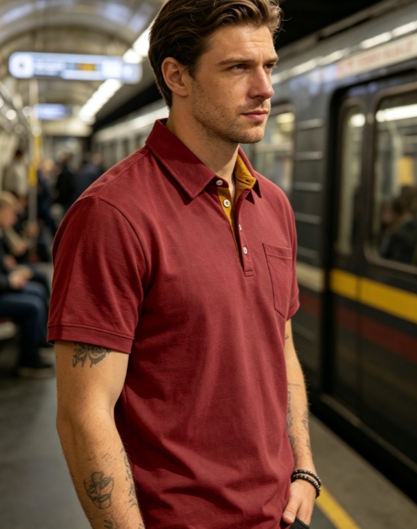 Clothes > Men's Clothing > Tops > T-Shirts  Summer Men's Polo Shirts With Short Sleeves And Lapels