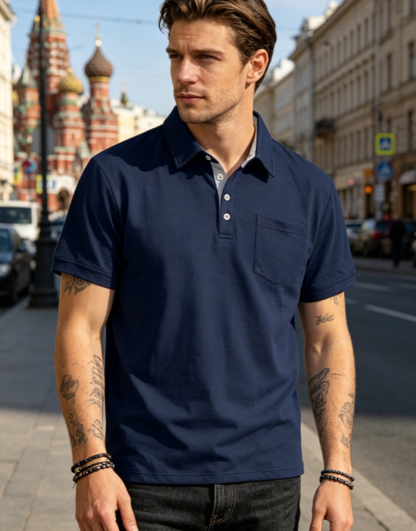 Clothes > Men's Clothing > Tops > T-Shirts  Summer Men's Polo Shirts With Short Sleeves And Lapels
