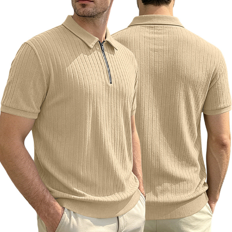 Clothes > Men's Clothing > Tops > T-Shirts  Men's Summer Short Sleeve Lapel Polo Shirt