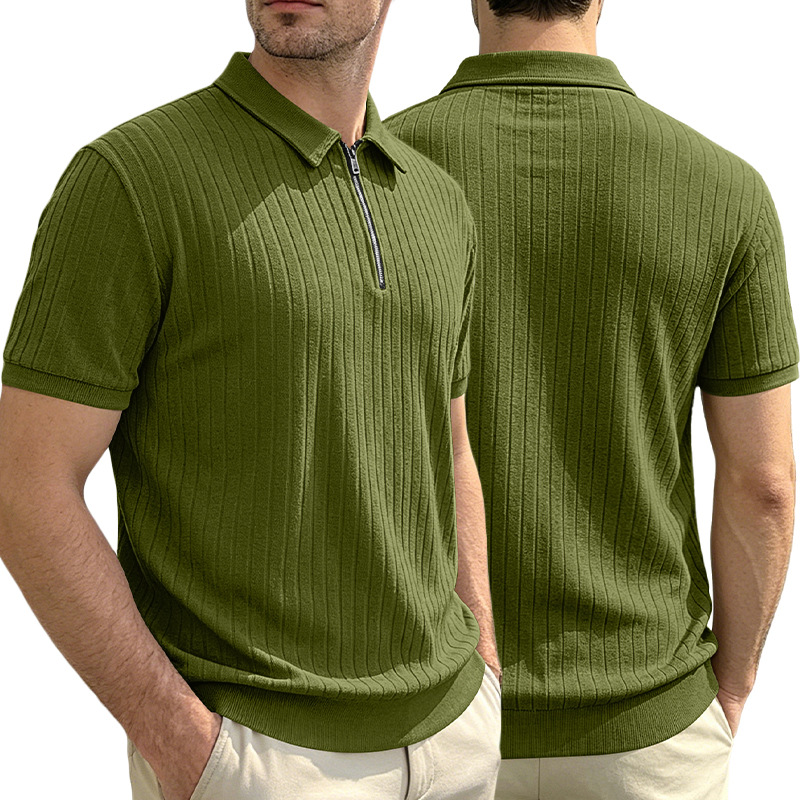 Clothes > Men's Clothing > Tops > T-Shirts  Men's Summer Short Sleeve Lapel Polo Shirt
