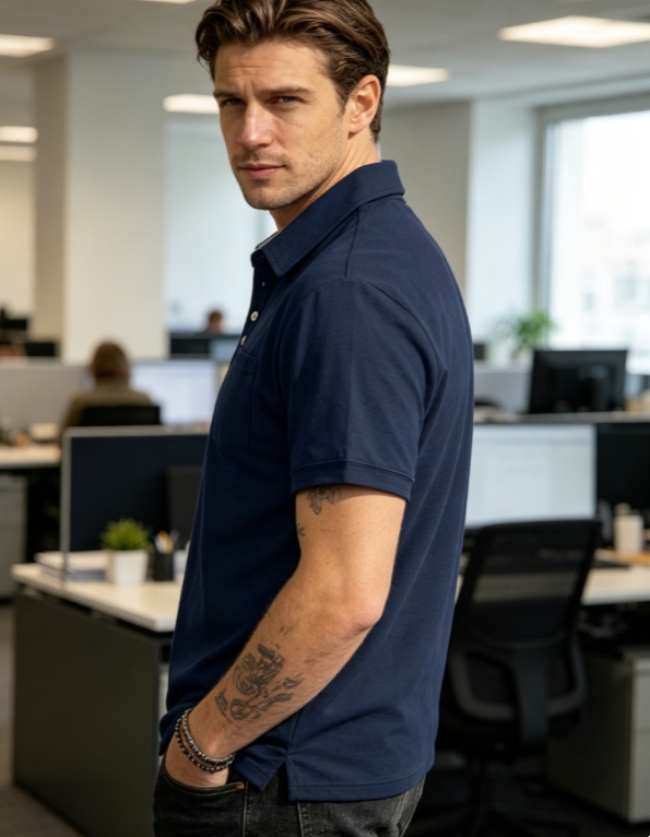 Clothes > Men's Clothing > Tops > T-Shirts  Summer Men's Polo Shirts With Short Sleeves And Lapels