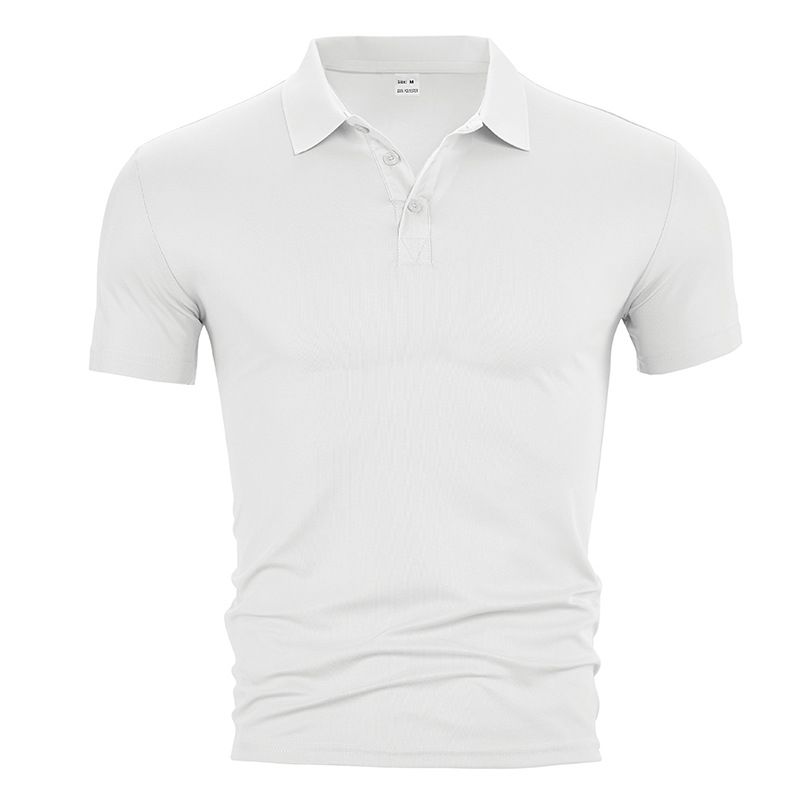 Clothes > Men's Clothing > Tops > T-Shirts  Short Sleeve Polo Shirt Summer Men's Lapel T-Shirt S-3XL