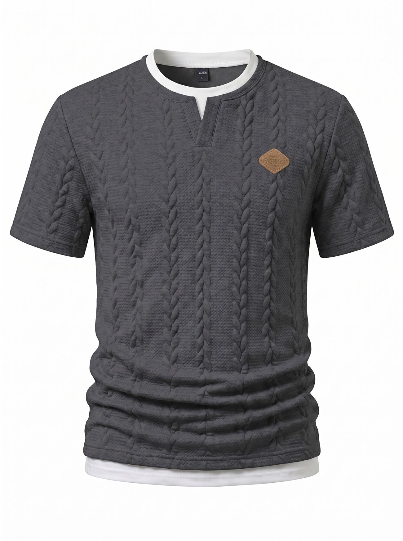 Clothes > Men's Clothing > Tops > T-Shirts  Summer Men's Slim Casual Short Sleeve T-Shirt