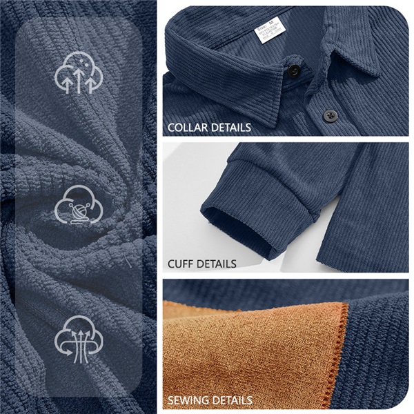 Clothes > Men's Clothing > Tops > Sweatshirts & Hoodies Lapel POLO Shirt Autumn Winter Men's Sweatshirt