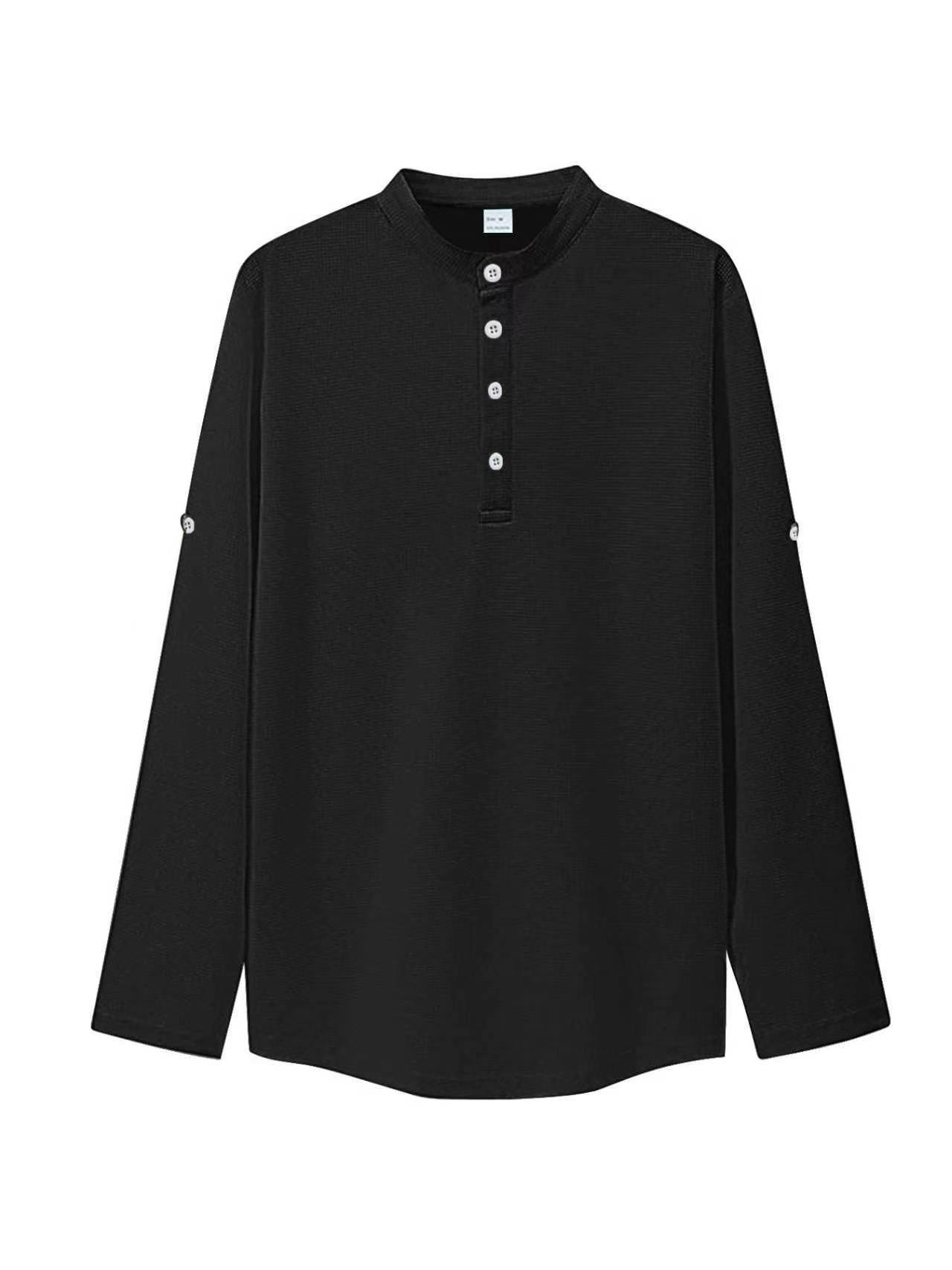 Men's Long Sleeve Polo Shirt Summer Casual Collar Polo Shirt Clothes > Men's Clothing > Tops > Shirts