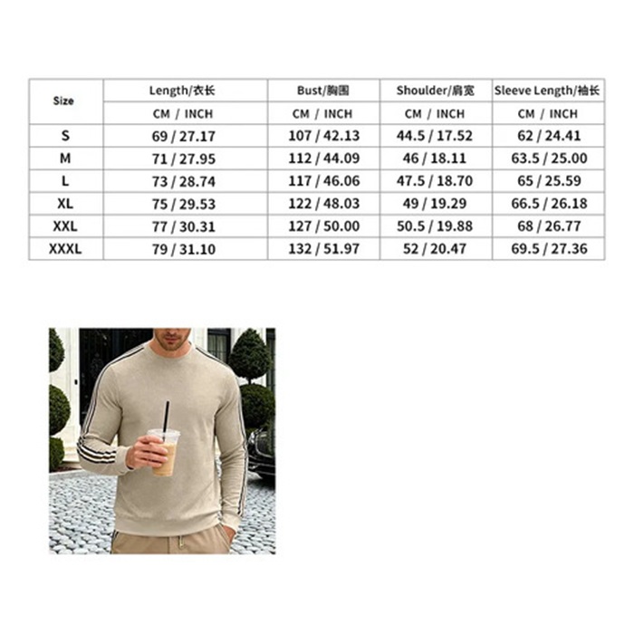 Clothes > Men's Clothing > Tops > Shirts  Spring And Autumn Men's Round Neck Casual And Versatile