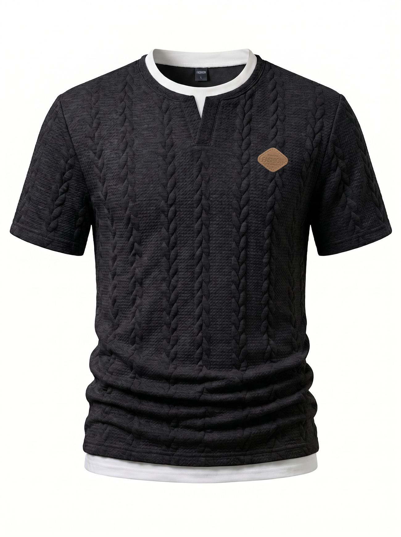 Clothes > Men's Clothing > Tops > T-Shirts  Summer Men's Slim Casual Short Sleeve T-Shirt