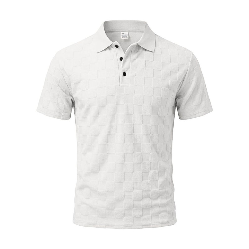 Clothes > Men's Clothing > Tops > T-Shirts  Summer Men's Lapel Polo Shirt Plus Size Short Sleeve T-Shirt