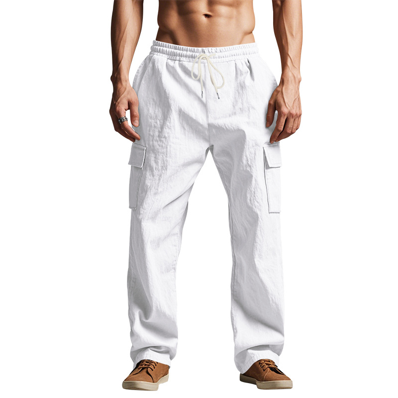 Clothes > Men's Clothing > Bottoms > Pants > Casual  Men's Breathable Overalls For All Seasons, Loose And Casual