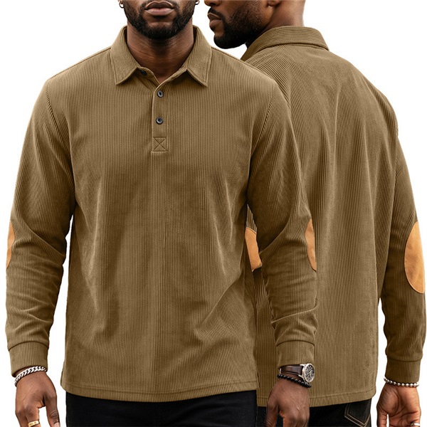 Clothes > Men's Clothing > Tops > Sweatshirts & Hoodies Lapel POLO Shirt Autumn Winter Men's Sweatshirt