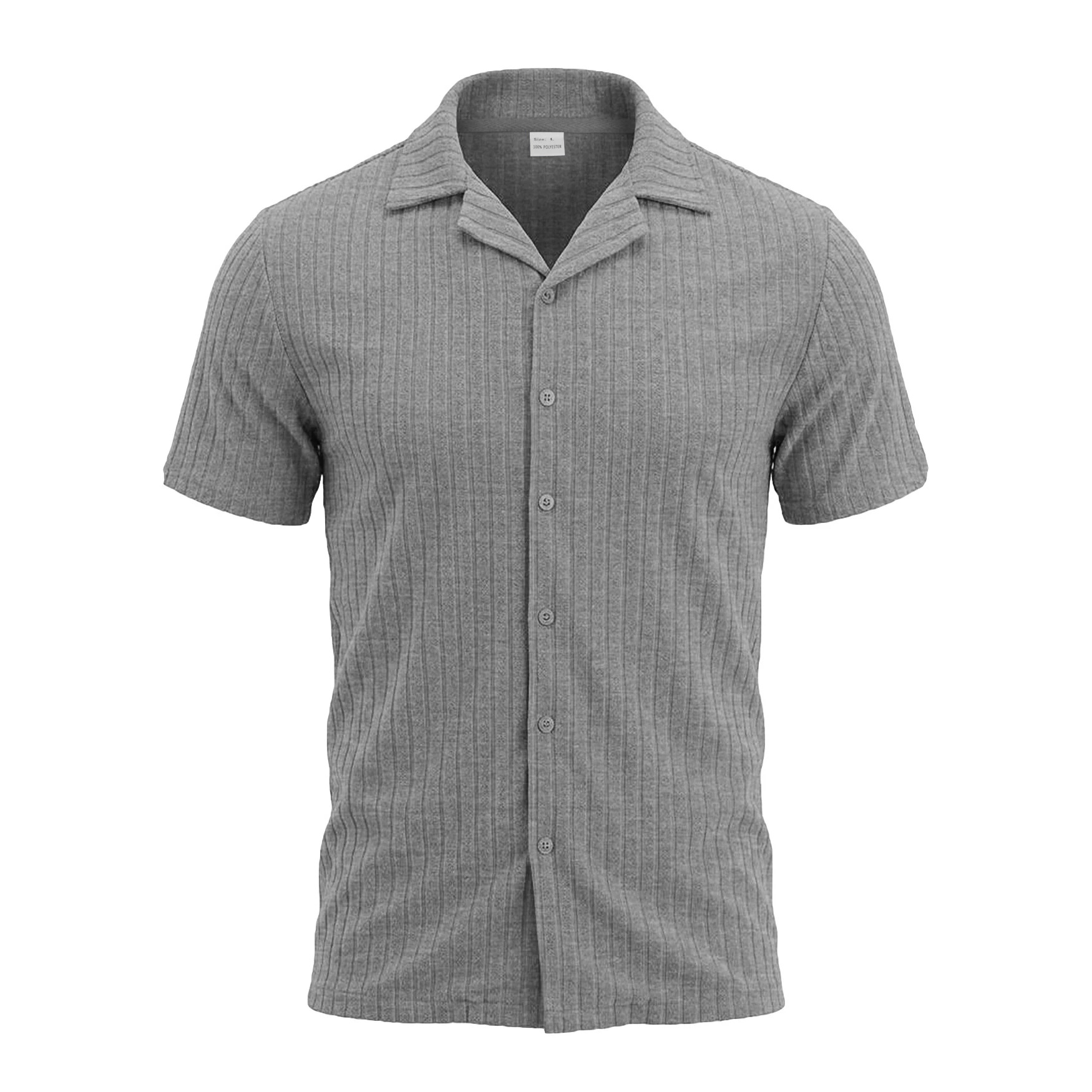 Clothes > Men's Clothing > Tops > T-Shirts Men's Summer Loose Short Sleeve Lapel Shirt