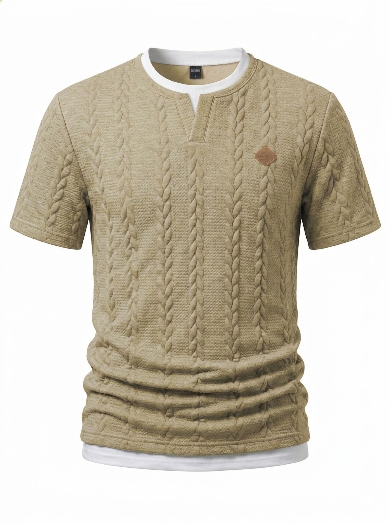 Clothes > Men's Clothing > Tops > T-Shirts  Summer Men's Slim Casual Short Sleeve T-Shirt