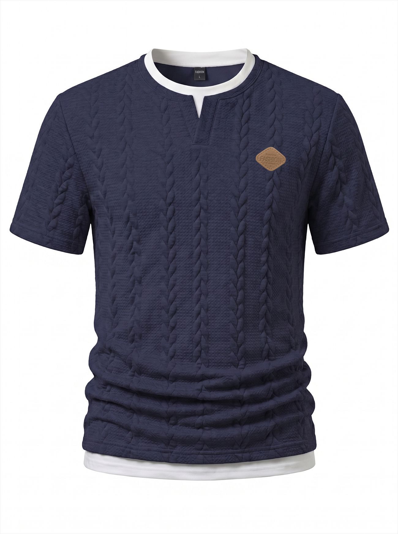 Clothes > Men's Clothing > Tops > T-Shirts  Summer Men's Slim Casual Short Sleeve T-Shirt