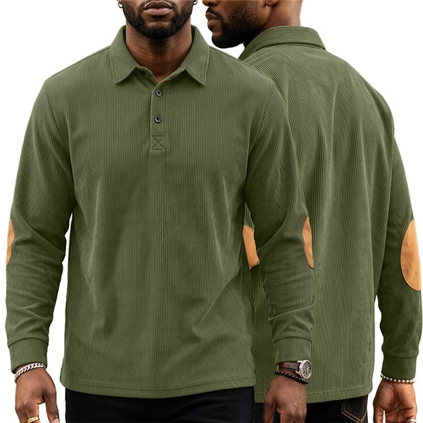 Clothes > Men's Clothing > Tops > Sweatshirts & Hoodies Lapel POLO Shirt Autumn Winter Men's Sweatshirt