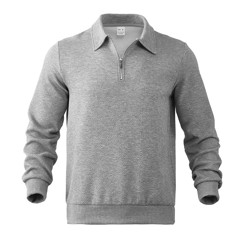 Clothes > Men's Clothing > Tops > Sweatshirts & Hoodies Autumn Men’s Long-Sleeved Hoodie with a Turn-Down Collar