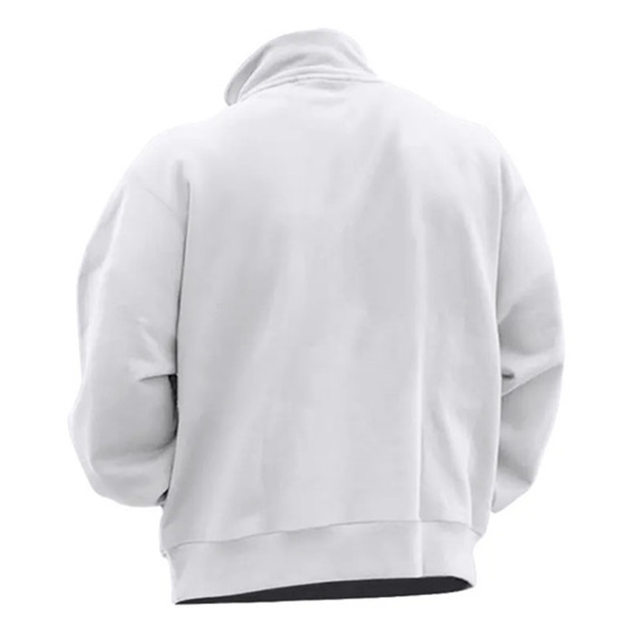 Clothes > Men's Clothing > Tops > Sweatshirts & Hoodies  Men's High-Neck, Long-Sleeved Sweatshirt