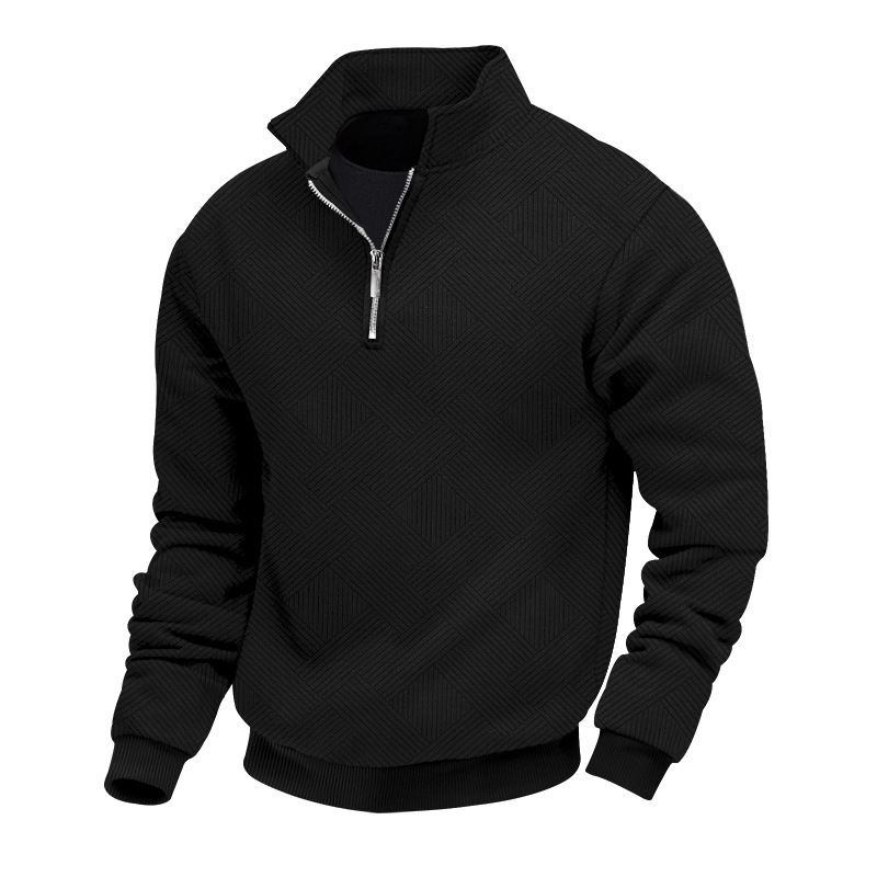 Clothes > Men's Clothing > Tops > Sweatshirts & Hoodies Autumn Men’s Long-Sleeved Hoodie with a Turn-Down Collar
