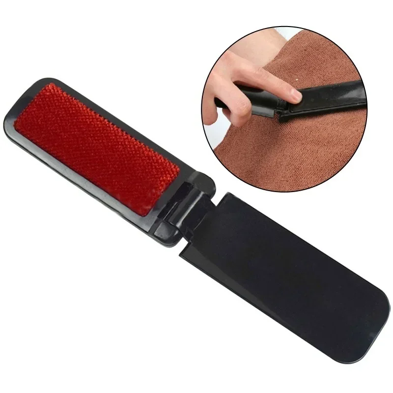 6PCS  Foldable Mini Lint Remover Brush Reusable Lint Removal Brushes For Clothes Pet Hair Sofa Fabric Fluff Dust Removal Tool