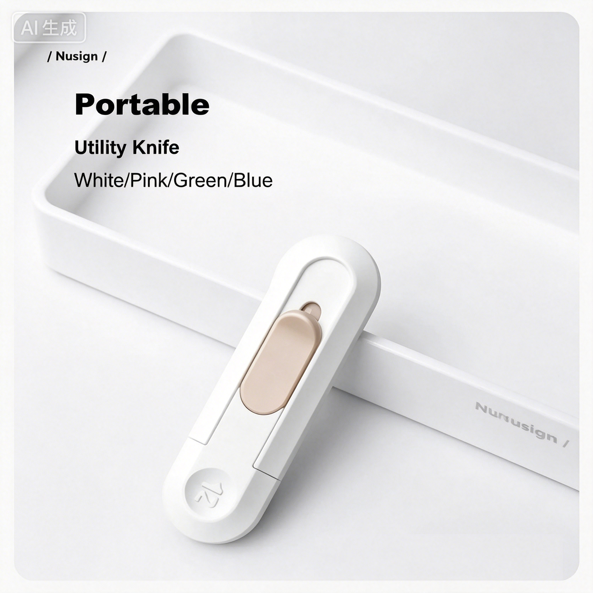 Portable Mini Paper Cutter High Quality Artwork Knife Automatic Rebound Box Opener Pocket Cutter For Office Tool School Supplies