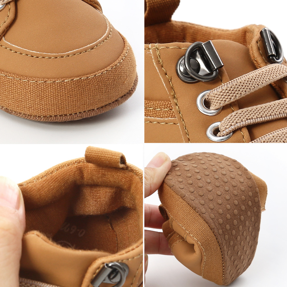 Baby Shoes Boy Sneakers Infant Toddler Casual Comfor Cotton Sole Anti-slip PU First Walkers Crawl Crib Moccasins Shoes
