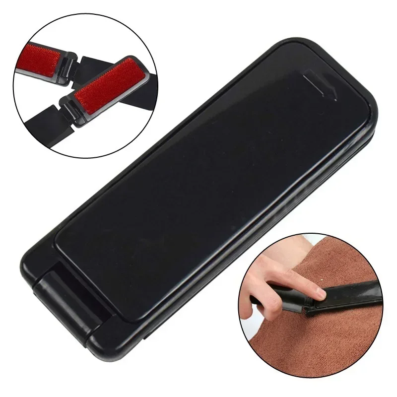 6PCS  Foldable Mini Lint Remover Brush Reusable Lint Removal Brushes For Clothes Pet Hair Sofa Fabric Fluff Dust Removal Tool