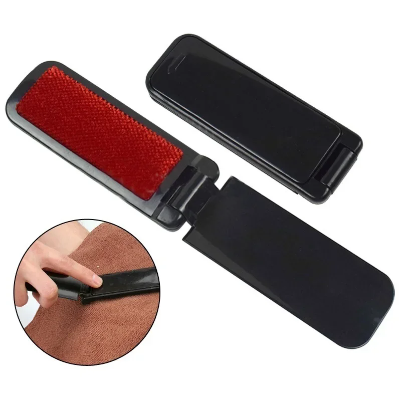 6PCS  Foldable Mini Lint Remover Brush Reusable Lint Removal Brushes For Clothes Pet Hair Sofa Fabric Fluff Dust Removal Tool