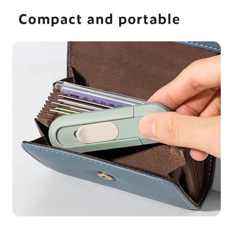 Portable Mini Paper Cutter High Quality Artwork Knife Automatic Rebound Box Opener Pocket Cutter For Office Tool School Supplies