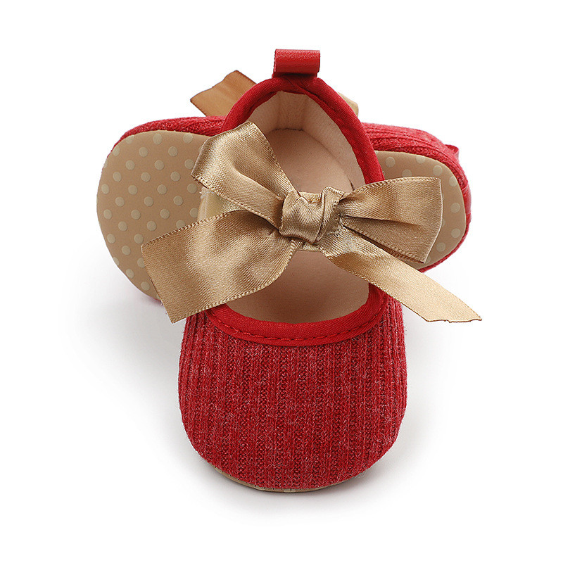 Baby girl princess shoes 0-18 months baby walking shoes breathable soft sole butterfly sweet style