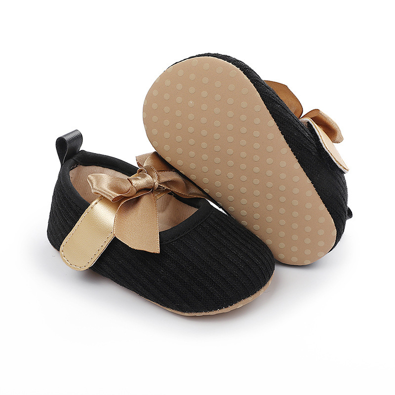 Baby girl princess shoes 0-18 months baby walking shoes breathable soft sole butterfly sweet style