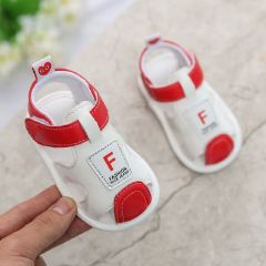 Summer 0-1 year old sandals for boys and girls, baby shoes, soft soled sandals, breathable for newborns