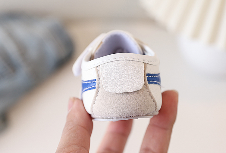 Spring and Autumn New Color blocked Soft soled Baby Shoes Soft soled 0-1 Year Old Walking Shoes