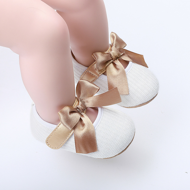 Baby girl princess shoes 0-18 months baby walking shoes breathable soft sole butterfly sweet style