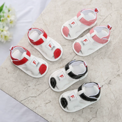 Summer 0-1 year old sandals for boys and girls, baby shoes, soft soled sandals, breathable for newborns