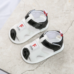 Summer 0-1 year old sandals for boys and girls, baby shoes, soft soled sandals, breathable for newborns