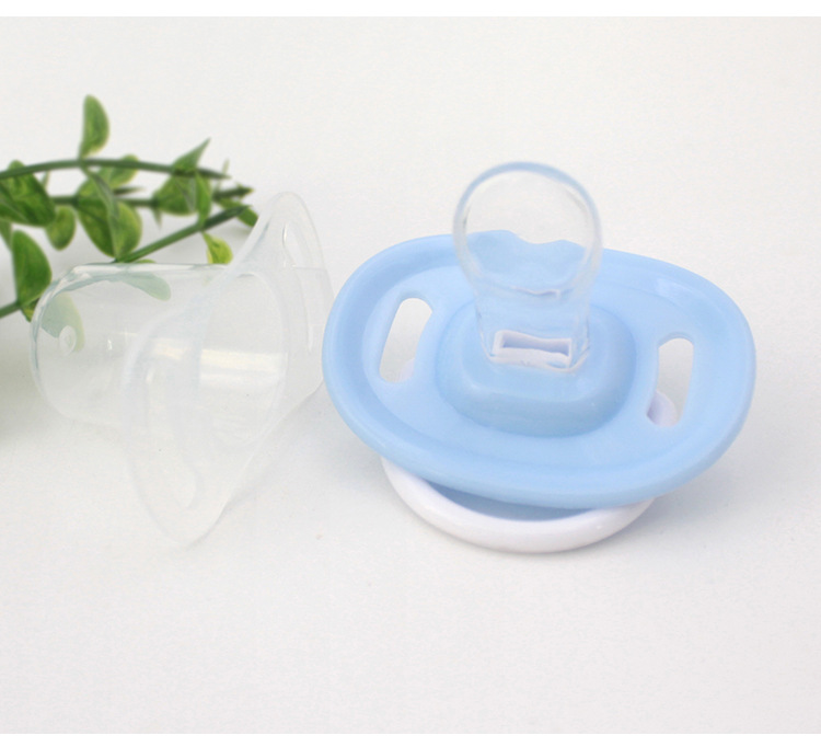 Baby pacifier flat head silicone baby pacifier bite music newborn comfort pacifier sleep type E-538