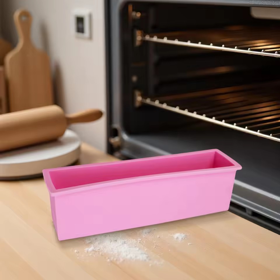 1pc Silicone Soap Mold Rectangular Bread Toast Bread Mold Handmade Soap Tools Silicone Cake Mold Baking Accessories