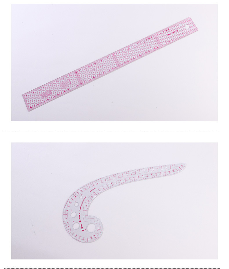 1 Set Sewing French Curve Ruler Measure, Dressmaking Tailor Drawing Template Set, Sewing Accessories