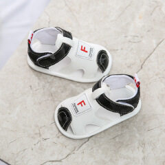 Summer 0-1 year old sandals for boys and girls, baby shoes, soft soled sandals, breathable for newborns