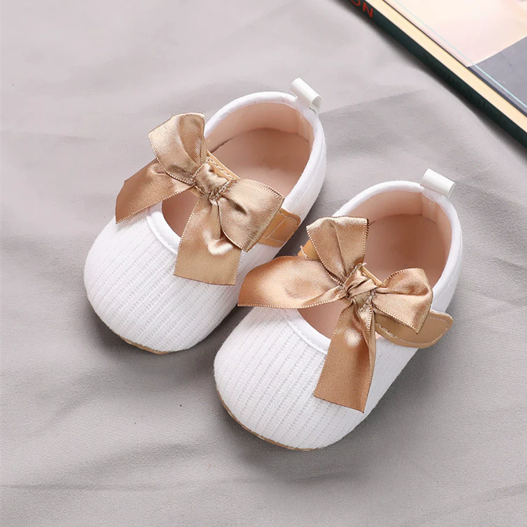 Baby girl princess shoes 0-18 months baby walking shoes breathable soft sole butterfly sweet style