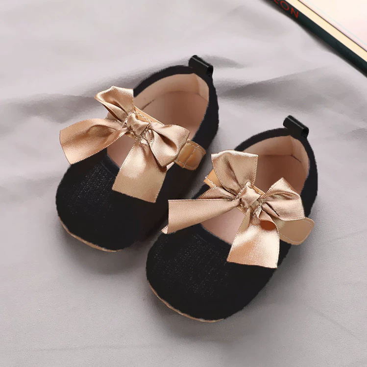 Baby girl princess shoes 0-18 months baby walking shoes breathable soft sole butterfly sweet style