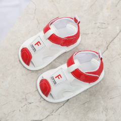 Summer 0-1 year old sandals for boys and girls, baby shoes, soft soled sandals, breathable for newborns