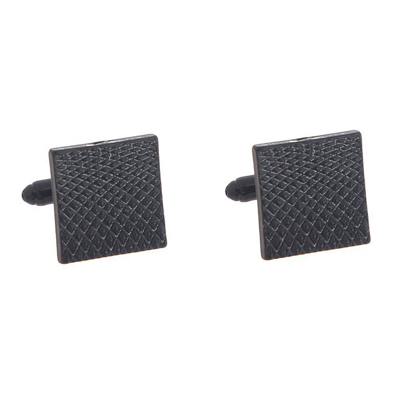 Gray Silver Cufflinks And Studs Tuxedo Shirt Cuff Links Golden Silvery Square Button For Men Father Boys Gift