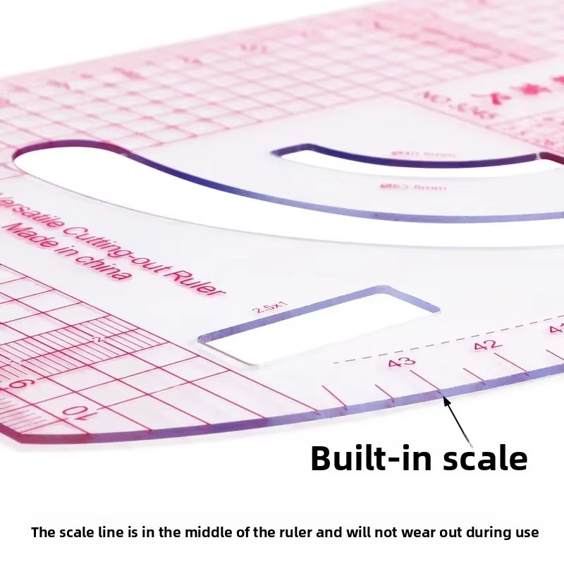 1 Set Sewing French Curve Ruler Measure, Dressmaking Tailor Drawing Template Set, Sewing Accessories